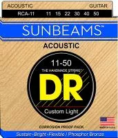 RCA-11 SunBeams Комплект струн для акустической гитары, 11-50, DR