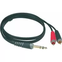 AY3-0300 Коммутационный кабель Jack 3p-2хRCA, 3м, Klotz