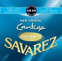 510CJP New Cristal Cantiga Premium Комплект струн для классической гитары, сильное натяж., Savarez