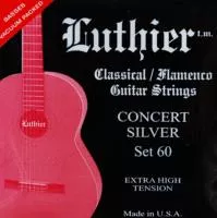 Комплект струн для классической гитары, очень сильное натяжение, Luthier, LU-60