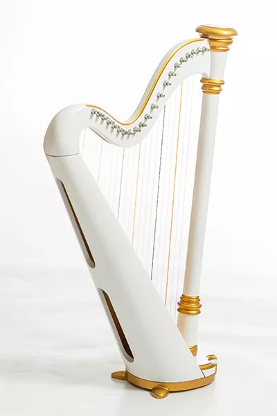 MLH0011 Capris Арфа 21 струнная (A4-G1), цвет - белый глянцевый, Resonance Harps