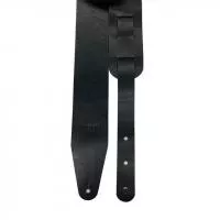 Leather Ремень для гитары, кожаный, черный матовый, Fidel, FL50003L