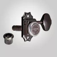 Колки для гитары 3+3, локовые, черные, Gotoh, SD90-MGT-05M-BK-L3+R3