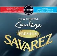 510CRJP New Cristal Cantiga Premium Комплект струн для классической гитары, смешанное нат., Savarez