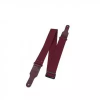 Cotton Ремень для гитары, хлопок, темно-бордовый, Fidel, FL0014C
