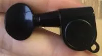 Колки для гитары 6л, черные, Metallor, MH-05-BK-6L