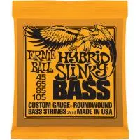 2833 RoundWound Комплект струн для бас-гитары, 45-105, Ernie Ball
