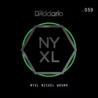NYNW059 NYXL Отдельная струна для электрогитары, никелированная, 059, D'Addario