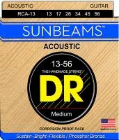 RCA-13 SunBeams Комплект струн для акустической гитары, 13-56, DR