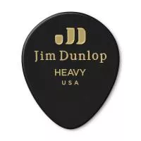 Black Teardrop Медиаторы, 12шт, капля, толстые, Dunlop, 485P03HV