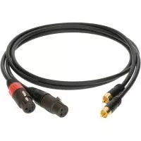 AL-RF0300 Кабель акустический RCA-XLRf, 3м, 2шт, Klotz