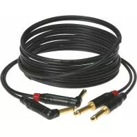 KMPR0300 Коммутационный кабель, 2xJack 2p-Jack 2p уголовой, 3м, Klotz
