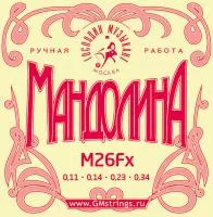 Комплект струн для мандолины, фосфорная бронза, Господин Музыкант, M26Fx