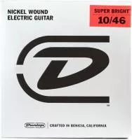 DESBN1046 Super Bright Комплект струн для электрогитары, никелированные, Medium, 10-46, Dunlop
