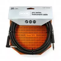 MXR Кабель инструментальный, прямой/угловой, 6м, Dunlop, DCIX20R