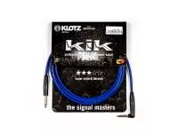 KIK Кабель инструментальный 4,5м, прямой/угловой коннекторы, Klotz, KIKKG4.5PRBL