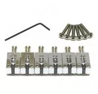 SS Classics Strat & Tele Комплект седел для бриджа, хром, GraphTech, PG-8000-0C