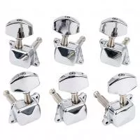 Колки для гитары 3+3, хром, Musiclily, MX1351CR-3MX1352CR-3