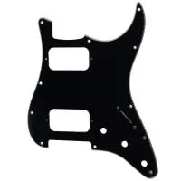 Пикгард для электрогитары Fender Stratocaster HH, 3 слоя, черная, Musiclily, MX2248BK