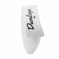 Медиаторы на большой палец 4шт, средние, белые, Dunlop, 9002P