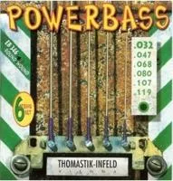 EB346 Power Bass Комплект струн для 6-струнной бас-гитары, Medium Light, 32-119, Thomastik