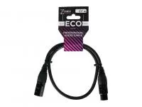 Кабель микрофонный 0.6м, ZZcable, E1-XLR-M-F-0060-0