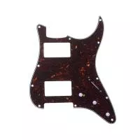 Пикгард для электрогитары Fender Stratocaster HH, 4 сл, черепаший панцирь, Musiclily, MX1379DT