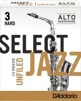 RRS10ASX3H Select Jazz Трости для саксофона альт, размер 3, жесткие (Hard), 10шт, Rico