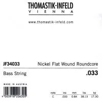 JF34033 Jazz Flat Wound Отдельная струна для бас-гитары, никель, 033, Thomastik