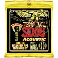 2154 Slinky Coated Комплект струн для акустической гитары, 13-56, Ernie Ball