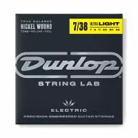 Комплект струн для электрогитары, никелированные, Ultra Light, 7-38, Dunlop, DEN0738