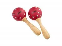 NINO8PD-R Маракасы деревянные, средние, красные, Meinl