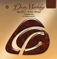 Vintage Bronze Комплект струн для 12-струнной акустической гитары, 12-54, Dean Markley, DM2206
