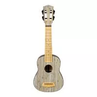 Bamboo Series Graphite Укулеле сопрано, с чехлом, графит, Cascha, HH-2315