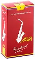 JAVA Red Трости для саксофона альт No 1,0 (10шт), Vandoren, SR261R