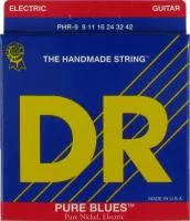 PHR-09, 09/42 Pure Blues Комплект струн для электрогитары, DR