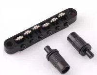 Бридж Tune-O-Matic, черный, Metallor, BM-025-BK