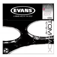 ETP-PC1CLR-R Power Center Clear Rock Набор пластика для том барабана 10''/12''/16'', Evans