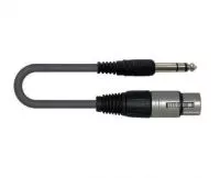 Кабель акустический XLRf-6.3мм, 1.5м, Leem, STBF-5