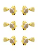 Колки для гитары 3+3, локовые, золото, Gotoh, SD90-MGT-SL-GG-L3+R3