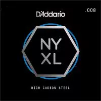 NYS008 NYXL Отдельная струна для гитары, сталь, .008, D'Addario