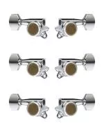 Колки для гитары 3+3, локовые, хром, Gotoh, SG381-MGT-07-C-L3+R3