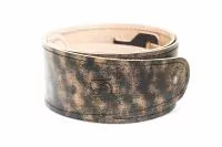 Ремень для гитары, кожаный, пудра лофт, Mamba straps, MB6061-128-2
