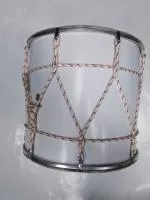 Барабан кавказский 13" (34х31 см) с чехлом, белый, MEZZO, MZ-B13wh