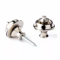 Straplok Dual Крепление ремня, никелированное, 2шт, Dunlop, SLS1031N