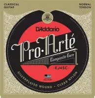 EJ45C COMPOSITE PRO ARTE Струны для классической гитары нейлоновые/композитные Normal D`Addario