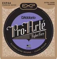 EXP44 CLASSICAL Струны для классической гитары нейлоновые Extra Hard D`Addario