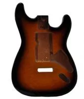 Корпус электрогитары, красное дерево, санберст, Sunsmile, SST-10BOM-Q3T