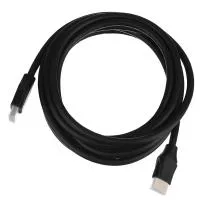 Кабель HDMI (m)-HDMI (m) 3.0м ПВХ ver.1.4, черный, в пакете, GoPower, 00-00027306