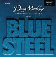 Blue Steel Комплект струн для электрогитары, никелированные, 8-38, Dean Markley, DM2550